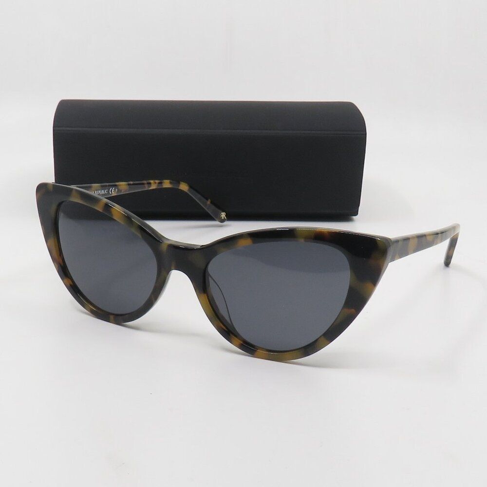 Banana Republic New HALINA/S EPZ Yellow Havana/Grey Cat Eye Sunglasses